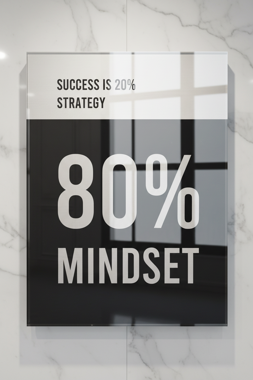 80% Mindset plexiglass