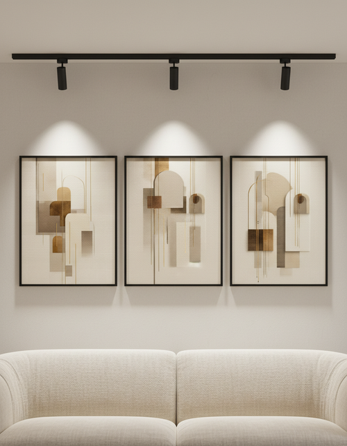 Beigora - avec canapé et spots