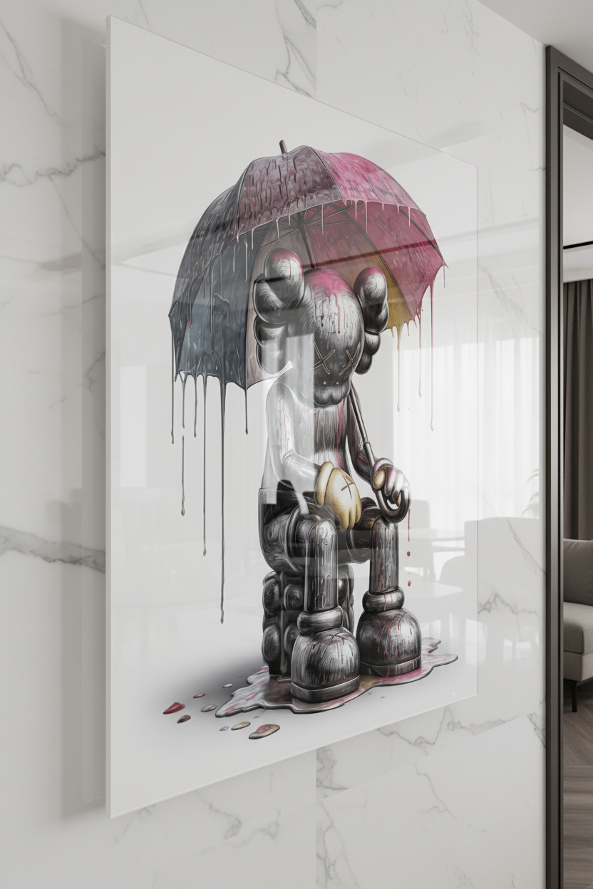 Chrome Companion Plexiglass sans cadre - installation propre