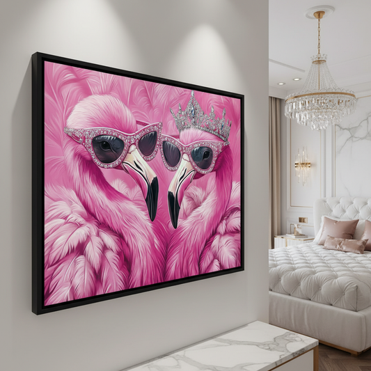 Flamants roses full image luxe