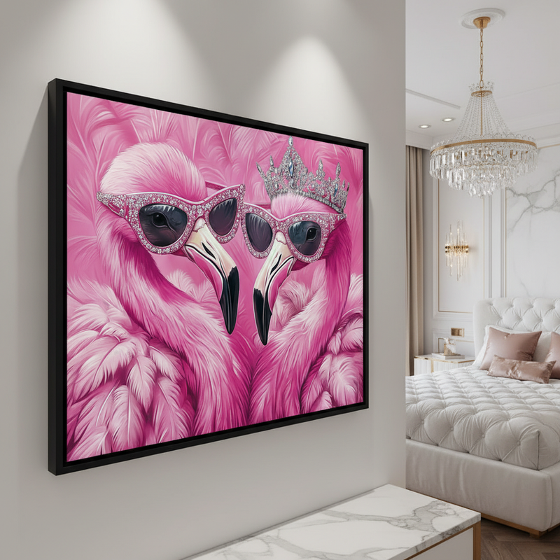 Flamants roses full image luxe