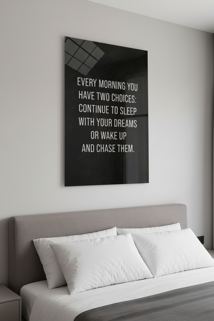 Focus sur le tableau dans chambre