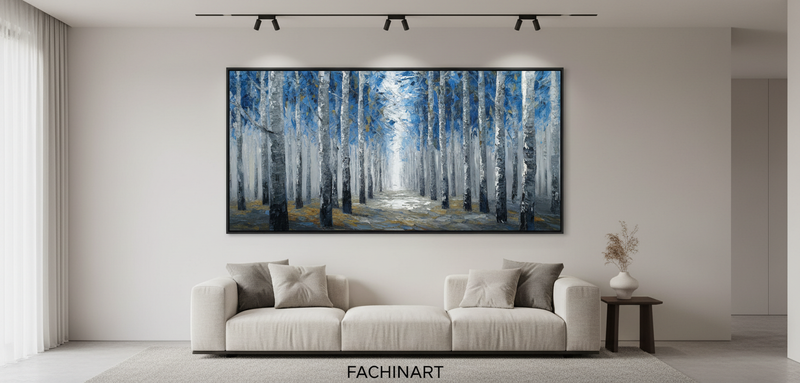 Forêt - Espace cadre noir fin