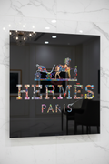Hermès Paris plexiglass