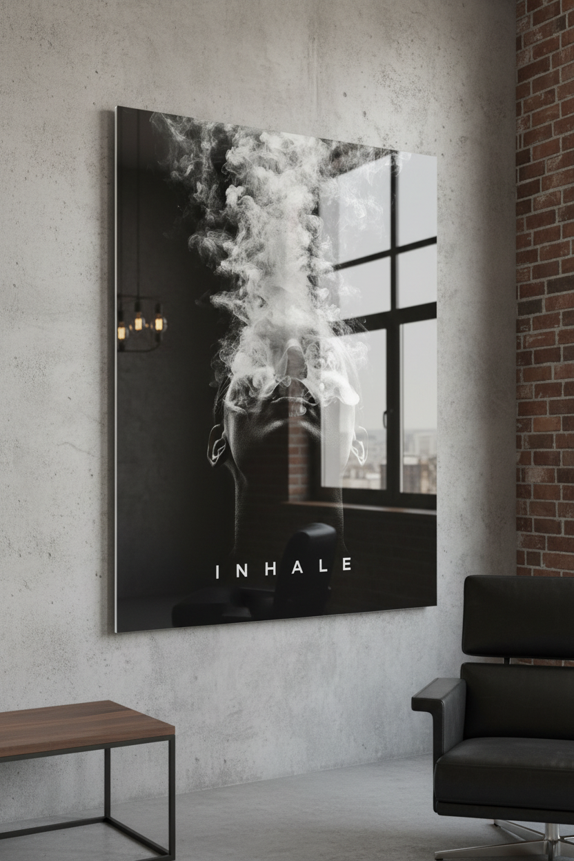 Inhale Plexiglass - nouvel endroit