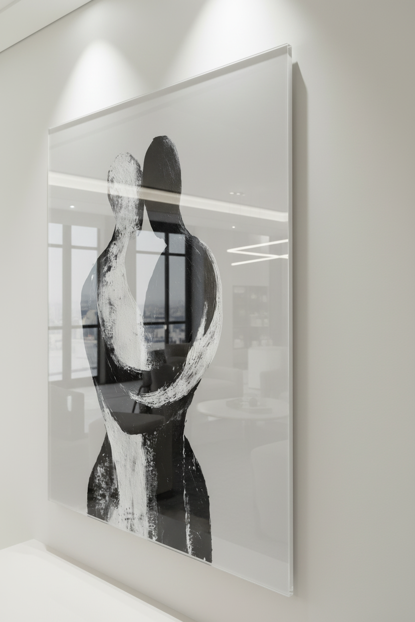 Inner Embrace Plexiglass sans cadre