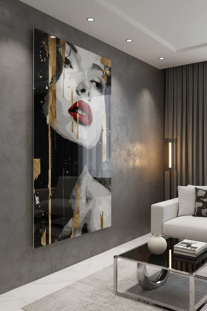 Portrait glamour Plexiglass - autre intérieur