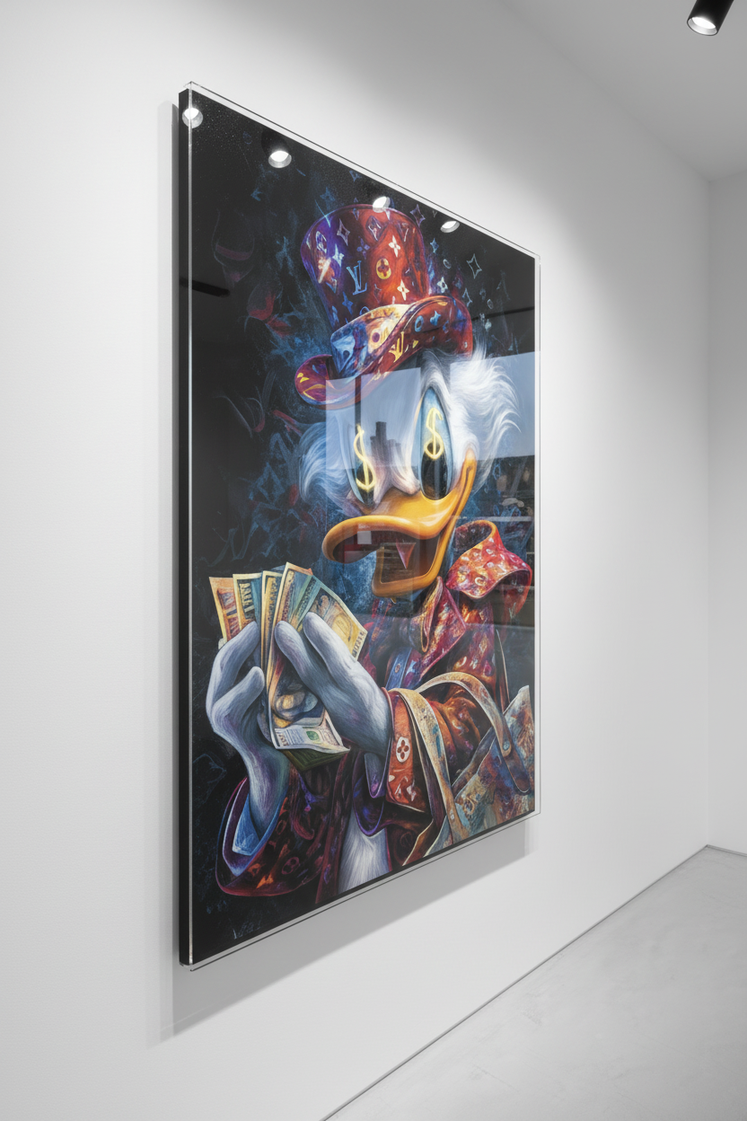 Rich Mindset Plexiglass - effet verre trompe-l'œil