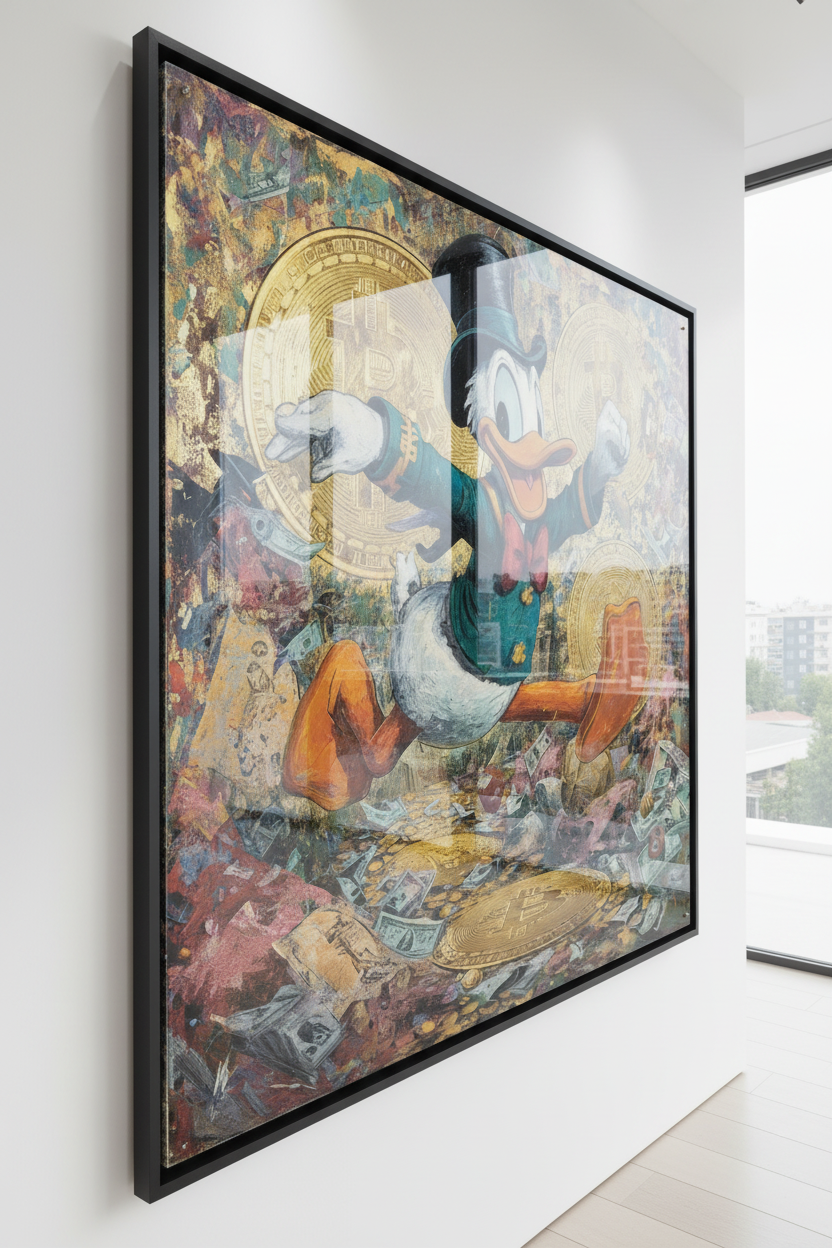 Rich Scrooge Plexiglass - complètement sans cadre