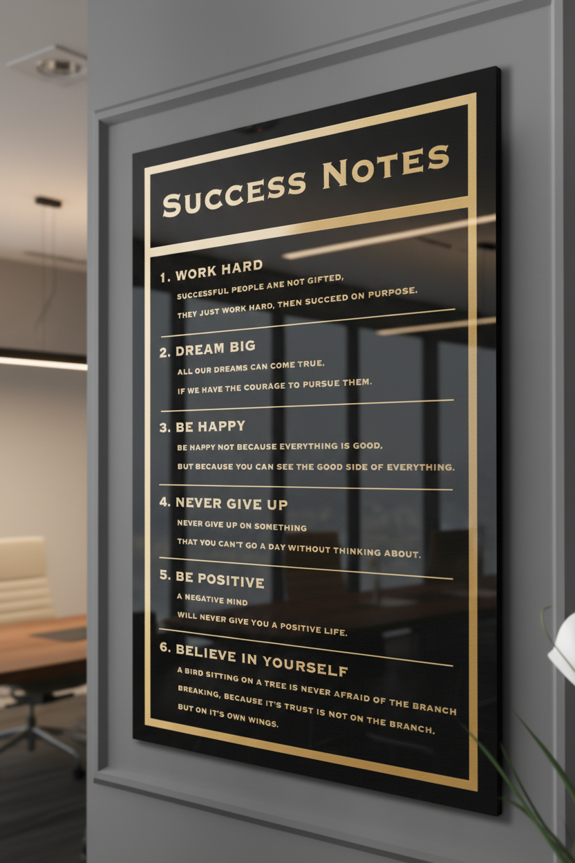 Success Notes bureau entreprise