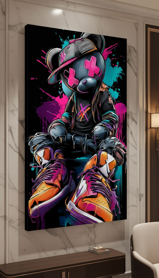 Urban Teddy X luxury canvas