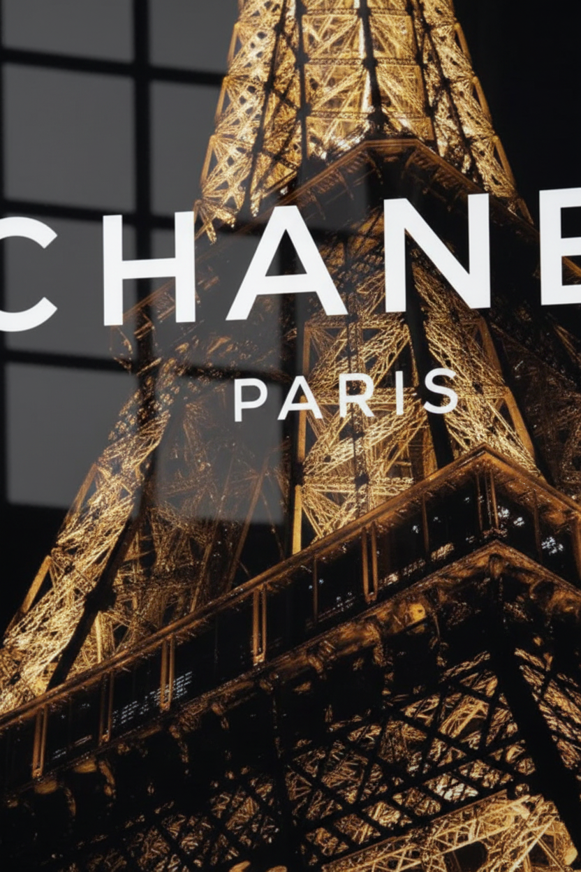 Zoom centre - Tour Eiffel dorée