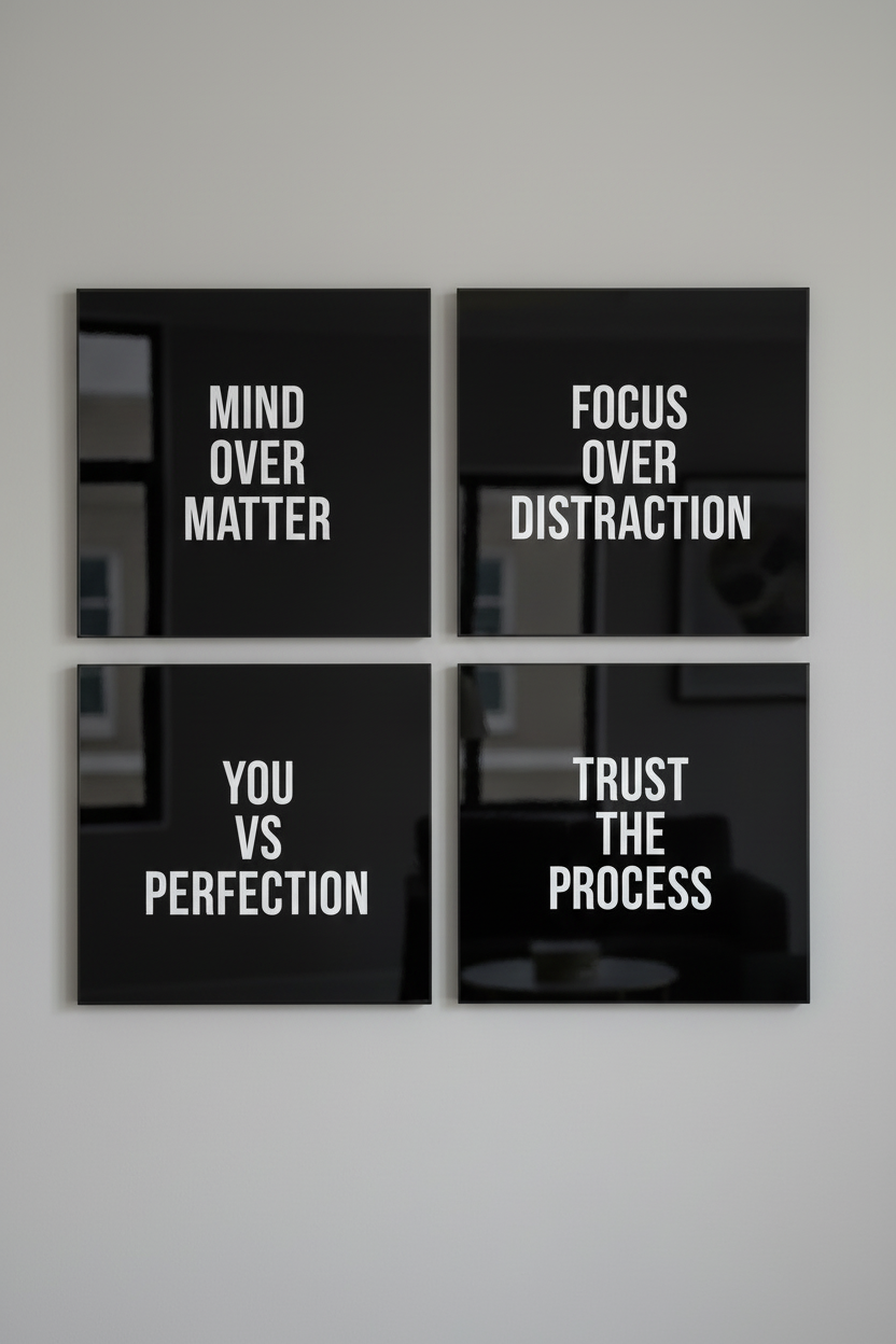 Zoom qualité sur les 4 tableaux